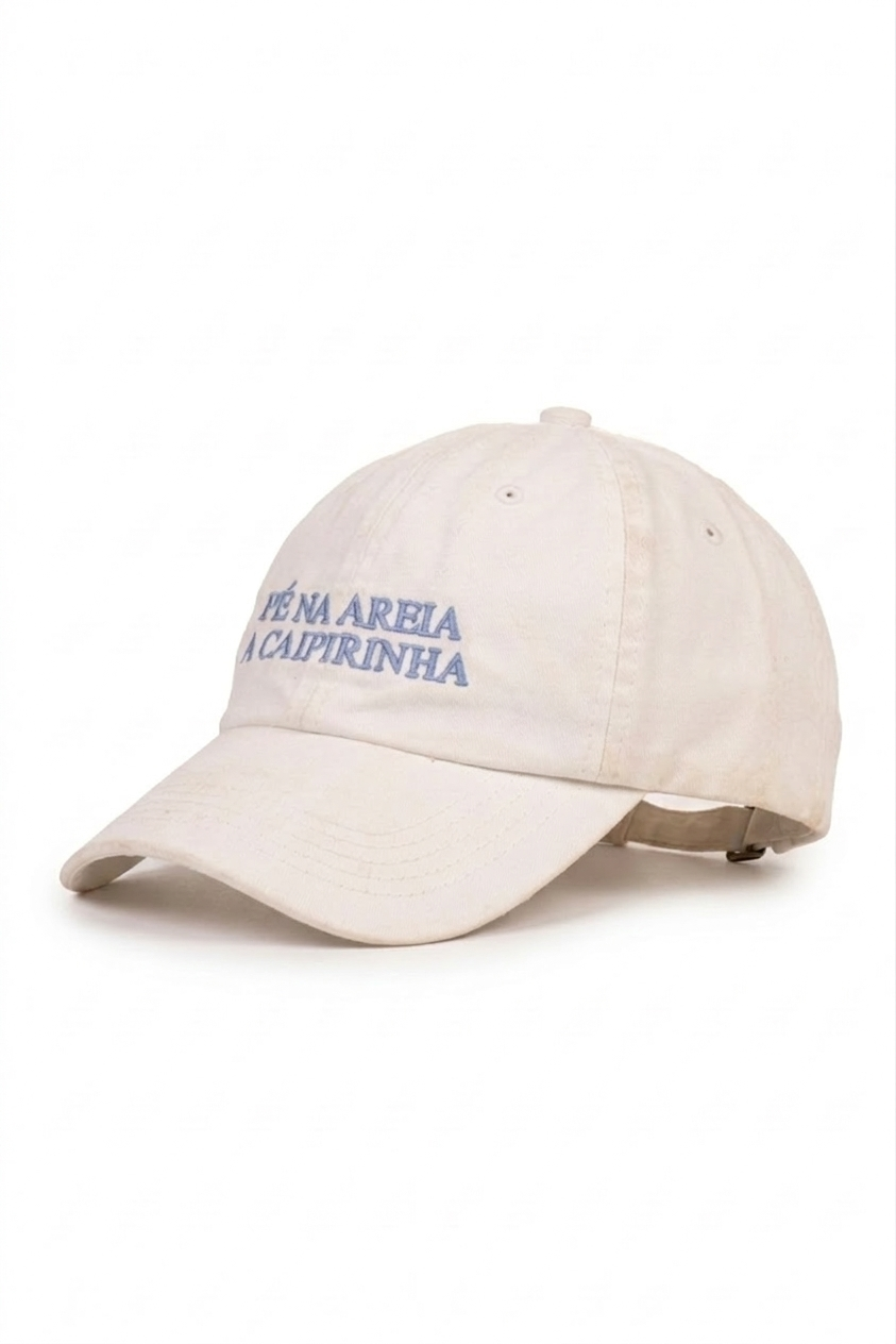 Boné - Pé Na Areia a Caipirinha